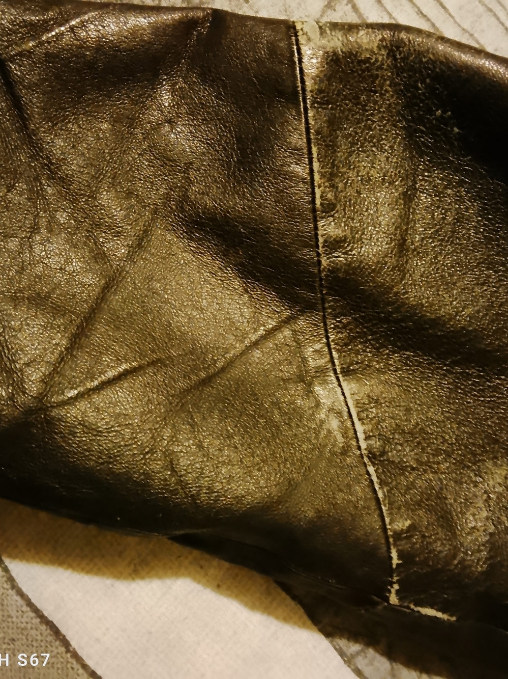 Vintage WILSONS LEATHER 90s Bomber Jacket Size M Black Removable Fur Hood Y2K - Picture 14 of 16